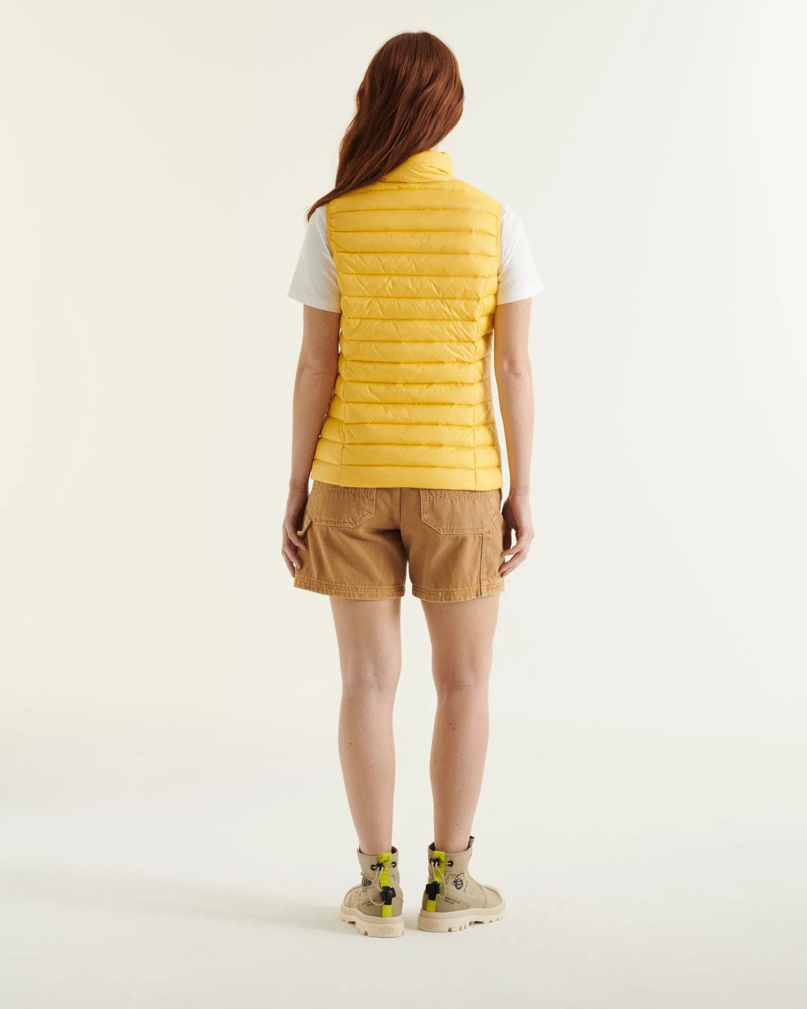 Honey Seda lightweight sleeveless puffer jacket