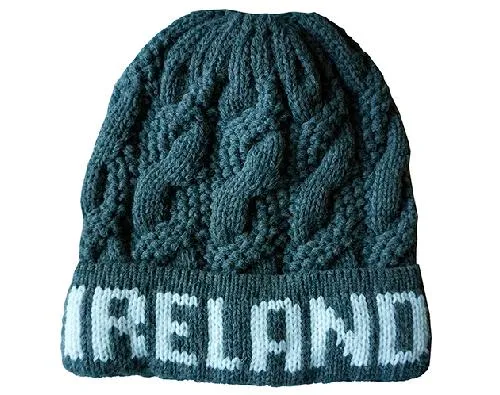 IRELAND TEXT KNITTED