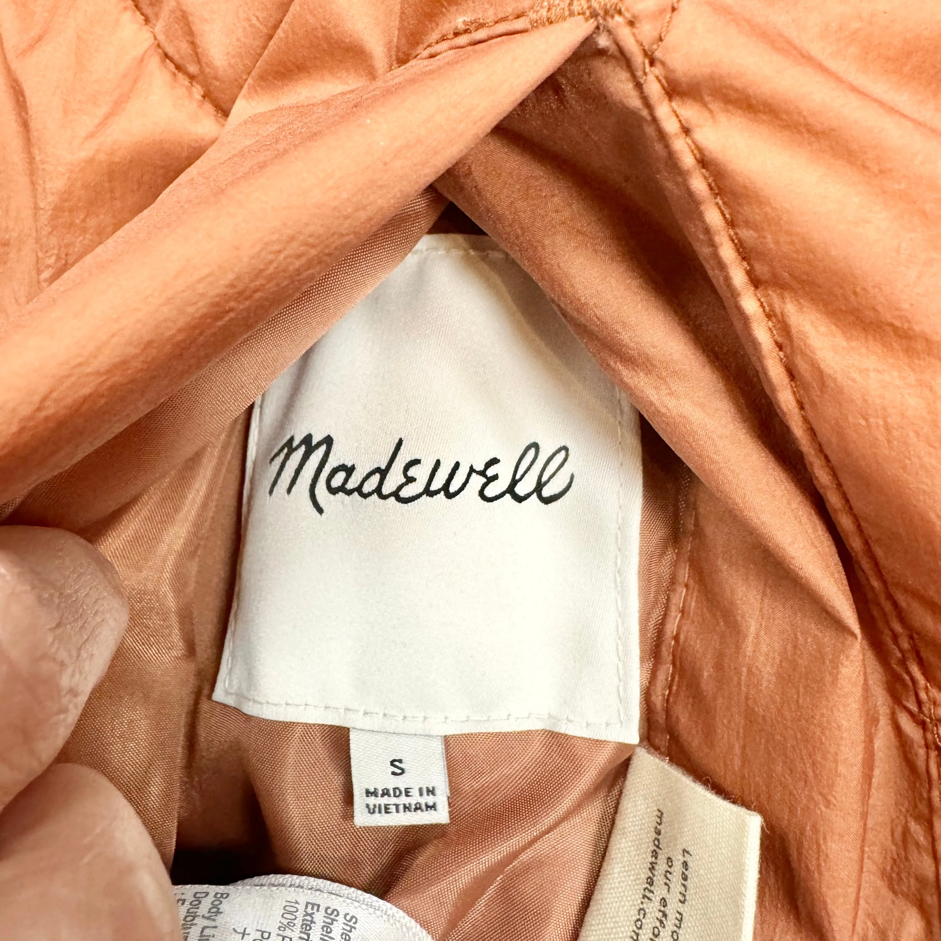 Jacket Puffer & Quilted By Madewell  Size: S