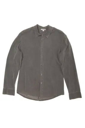 James Perse - Gray Long Sleeve Button Down - US 2