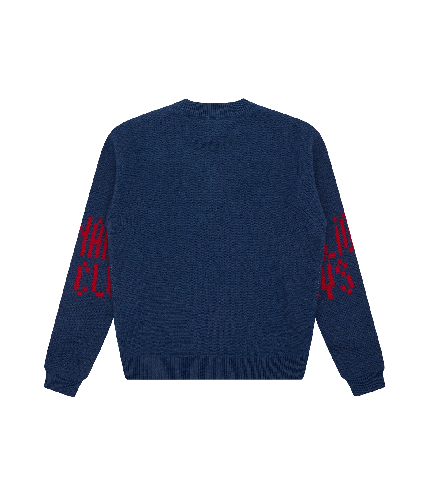 KIDS WALKING ROBOT KNITTED JUMPER - NAVY