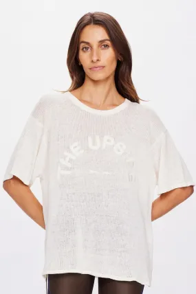 Knitted Sammi Tee | Creme