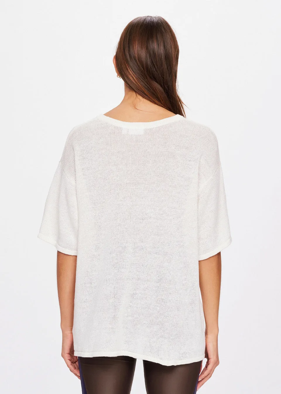 Knitted Sammi Tee | Creme