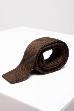 KT - Tan Knitted Tie