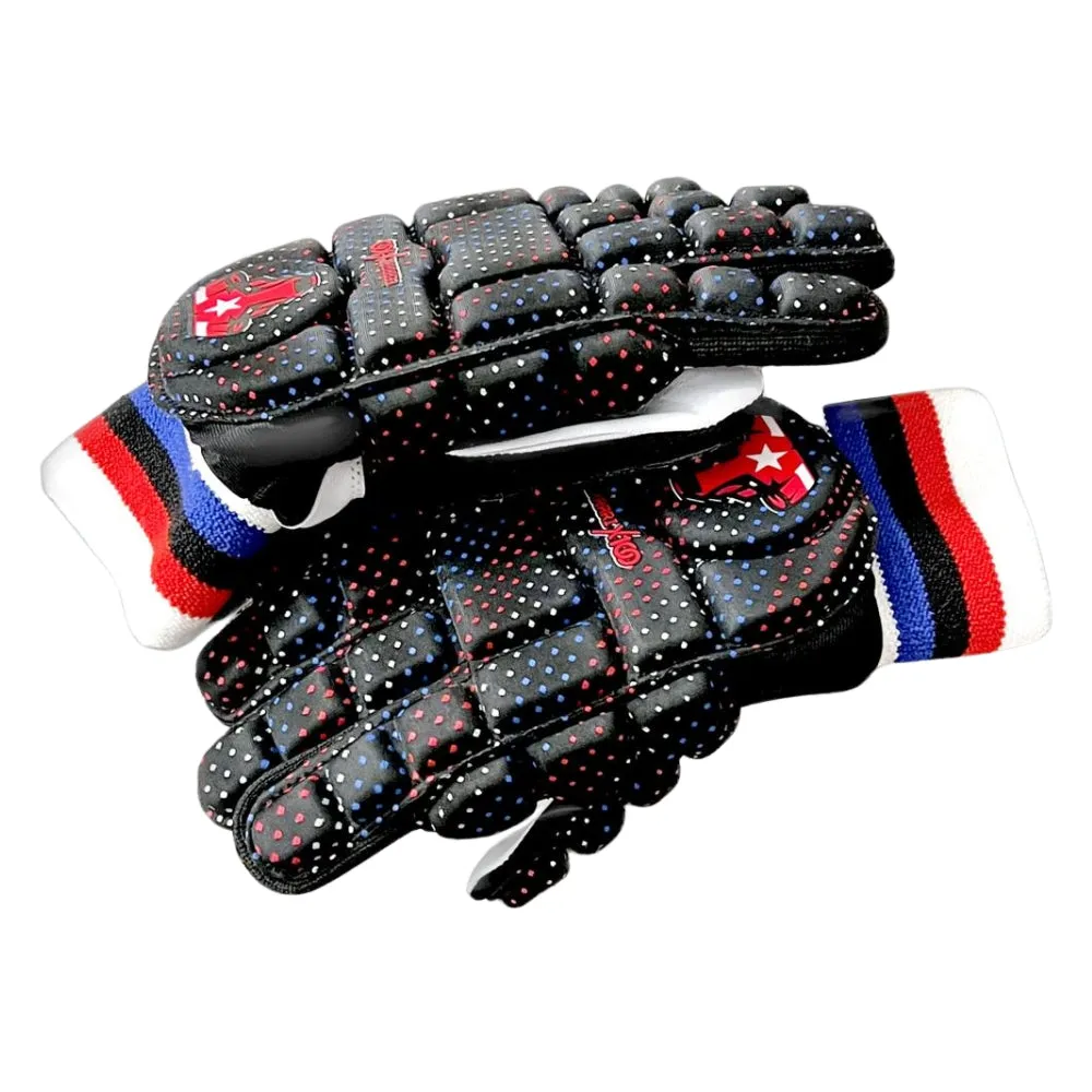 Matador Batting Gloves, Hard Tennis Cricket Batting Gloves Black