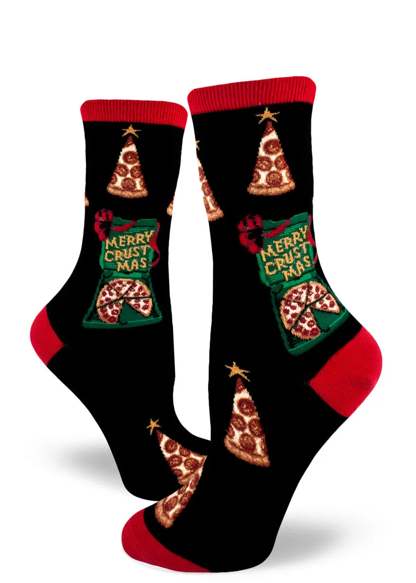 Merry Crustmas Crew Socks