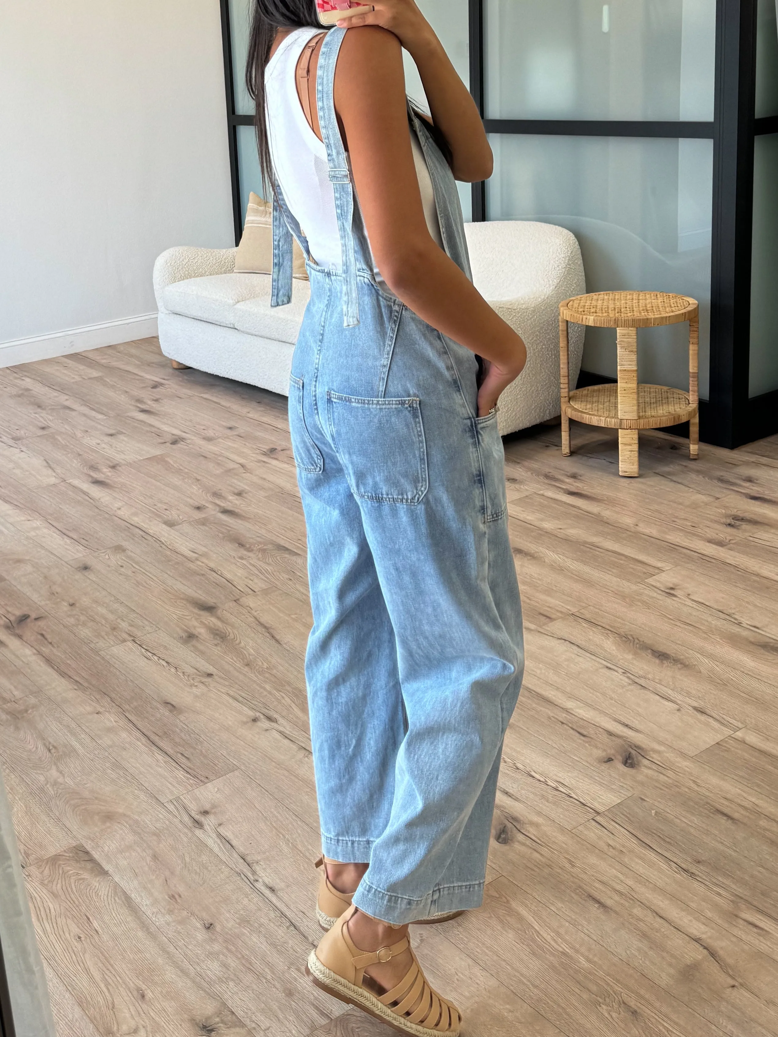 Micah Button-Down Overalls |  Plus Available