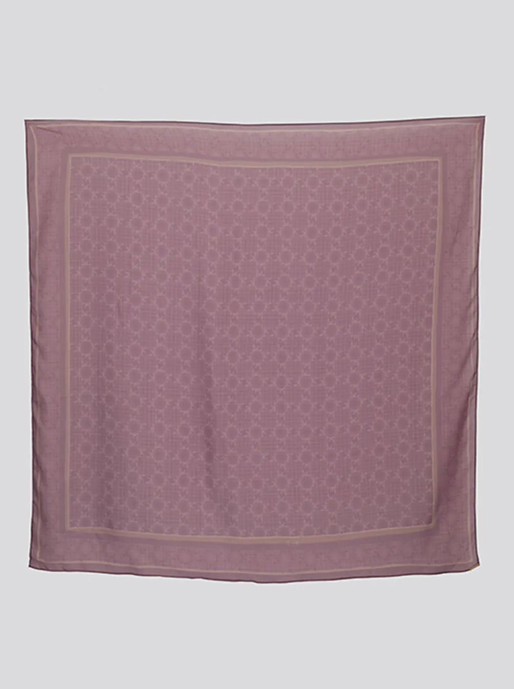 MONOGRAM SCARF V BLUSH