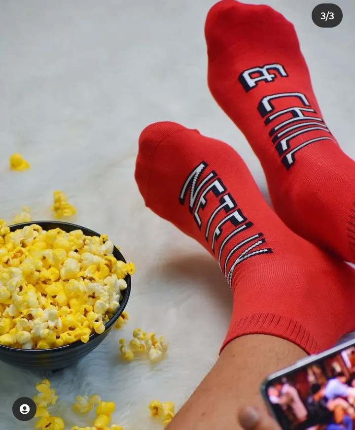 Netflix And Chill Socks