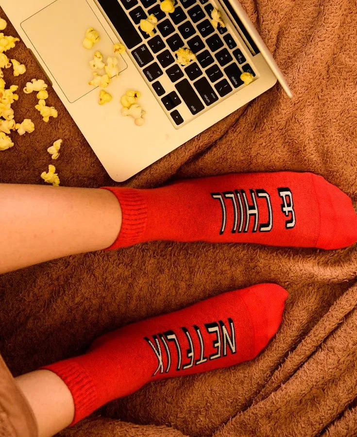 Netflix And Chill Socks