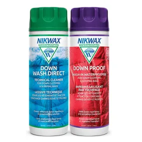 Nikwax Down Duo Pack 300 ml/10oz per bottle