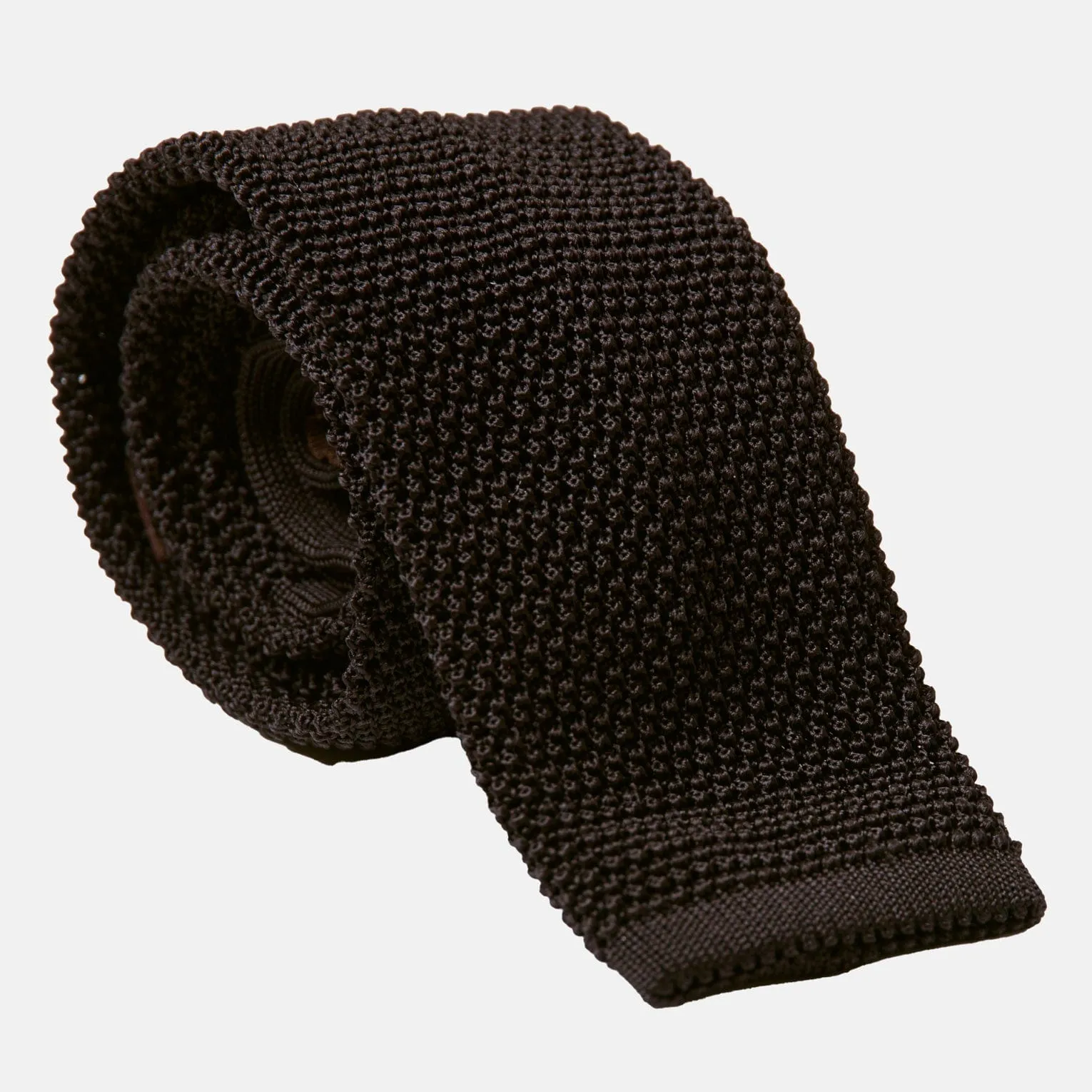 Parisi - Knitted Silk Tie - Black