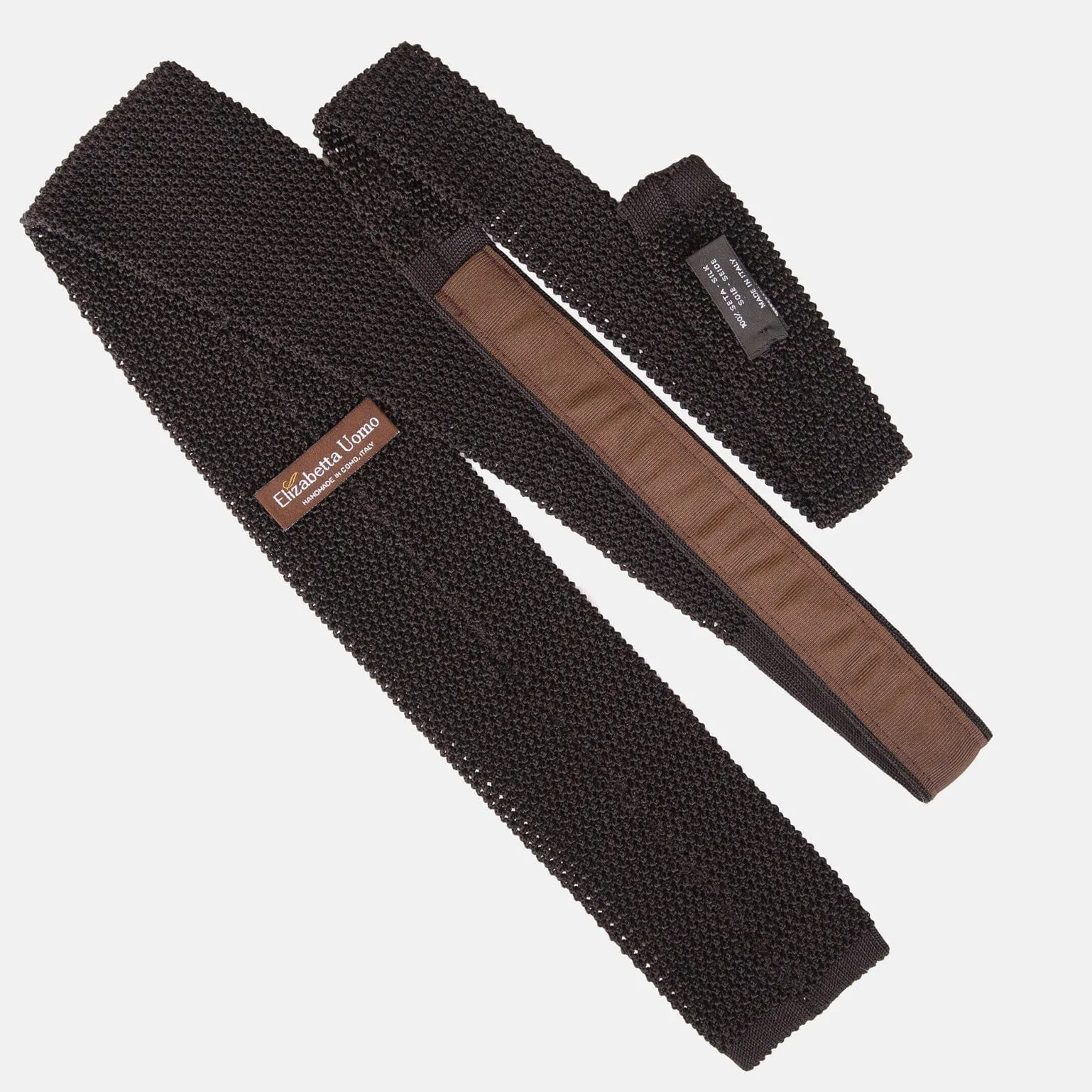 Parisi - Knitted Silk Tie - Black