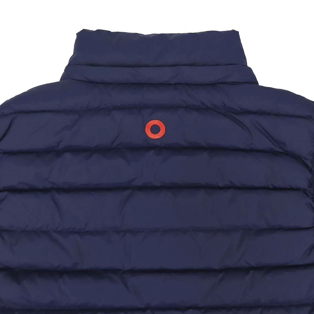 Phish | Hooded Puffer Vest |  Navy w/ Red