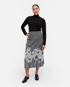 pieli lammet knitted wool skirt