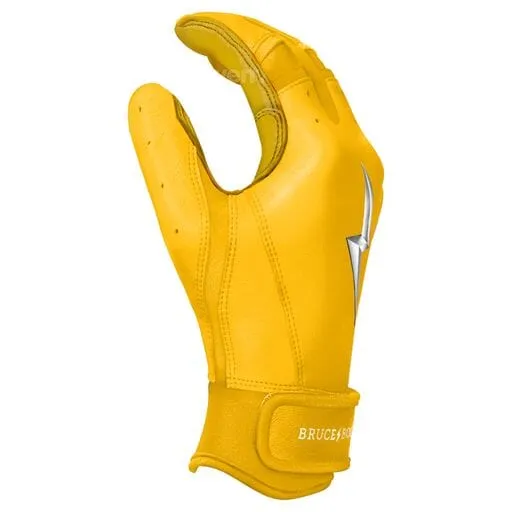 PREMIUM PRO Short Cuff Batting Gloves | YELLOW