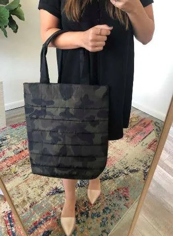 Puffer Camouflage Tote Bag