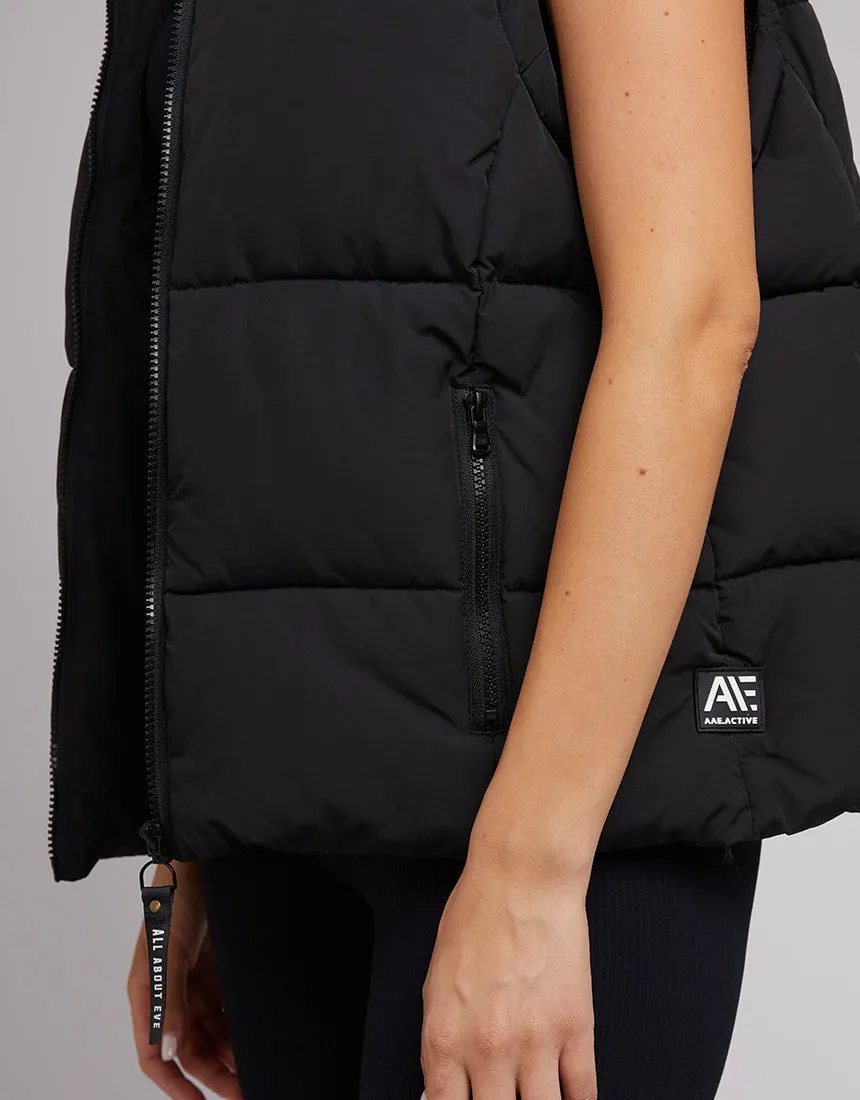 Remi Luxe Puffer Vest | Black