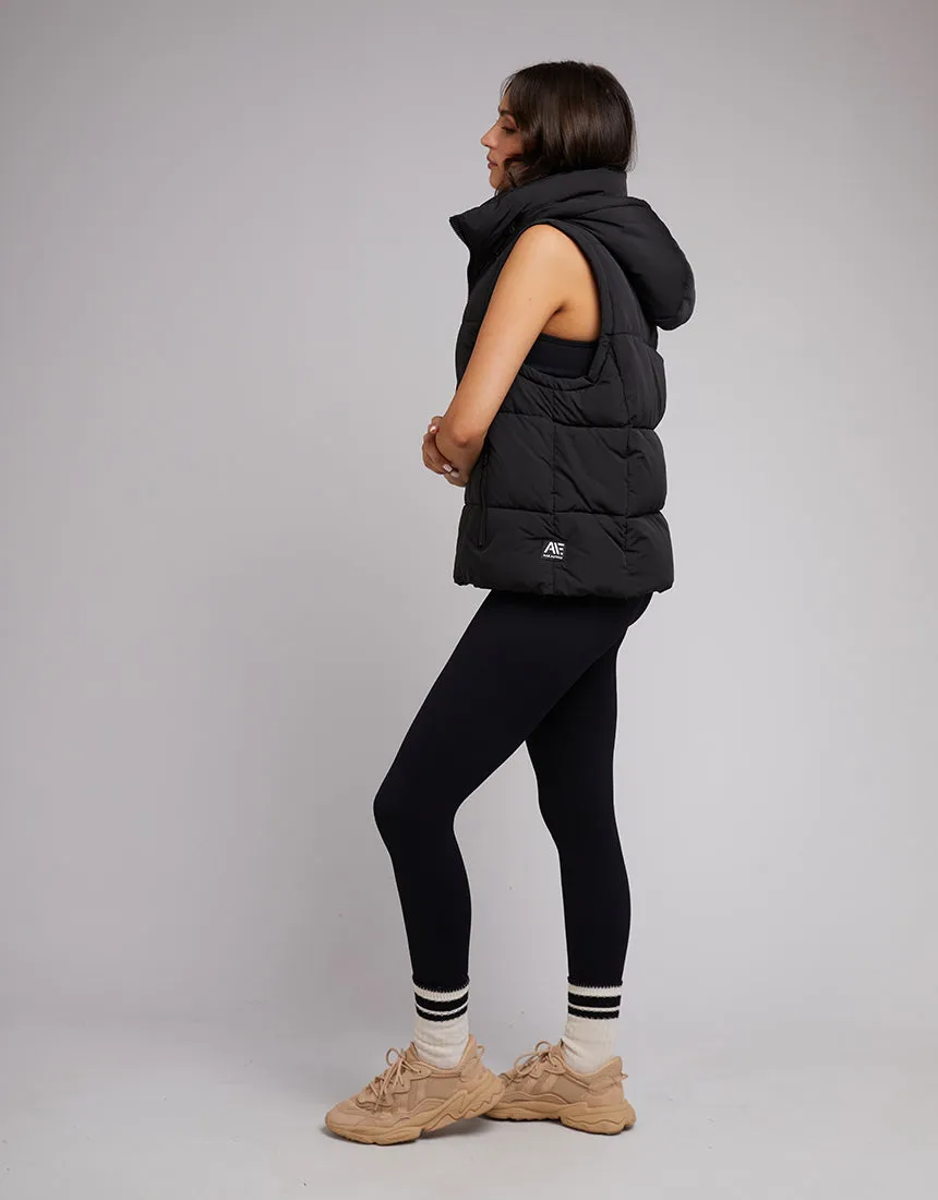 Remi Luxe Puffer Vest | Black