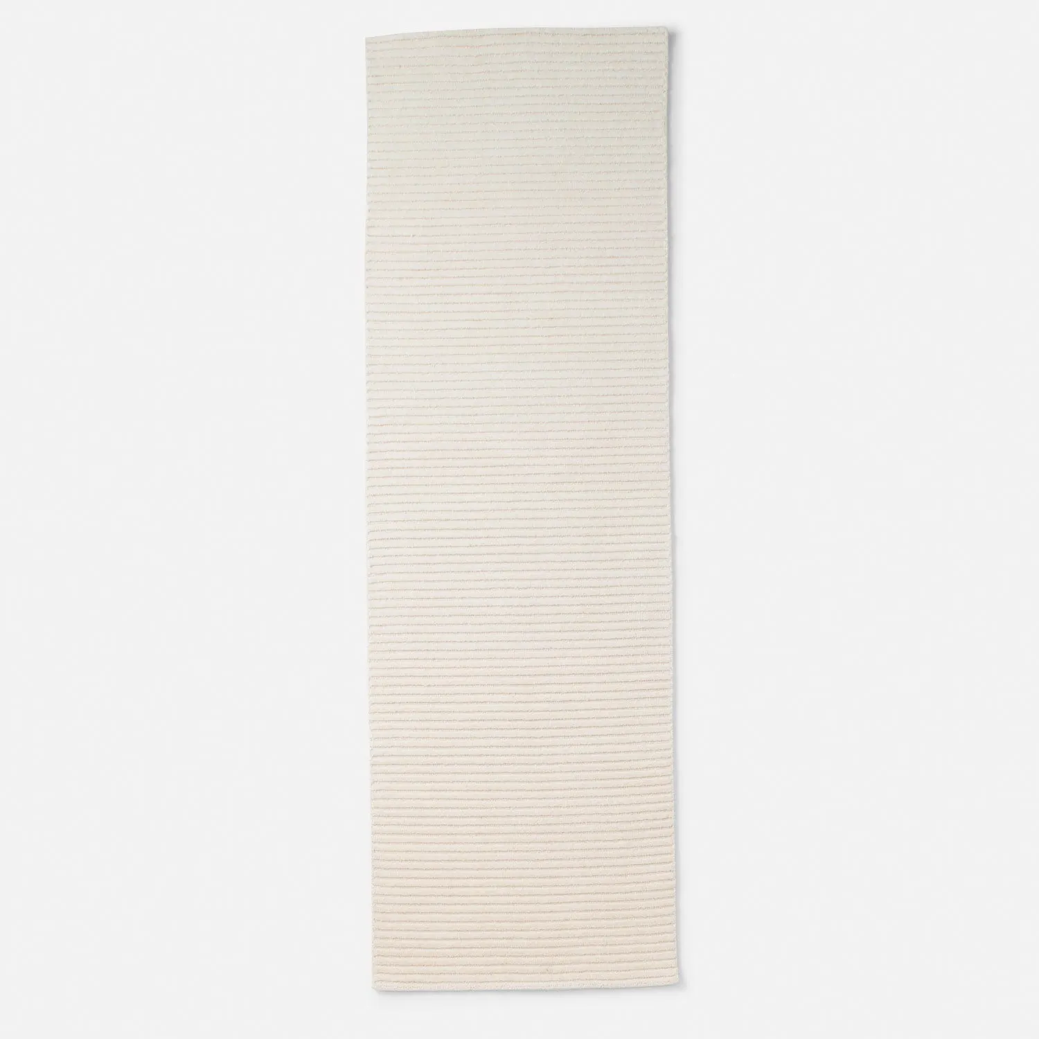 Ribbed Wool Rug - Ivory