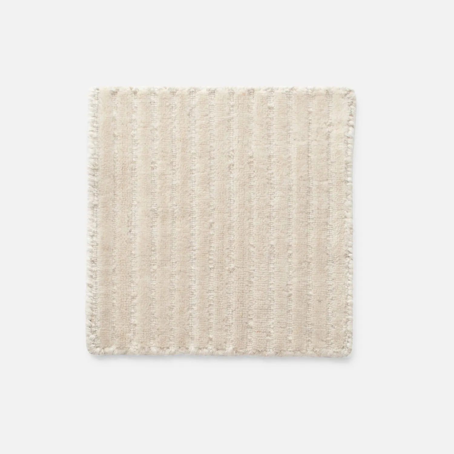 Ribbed Wool Rug - Ivory