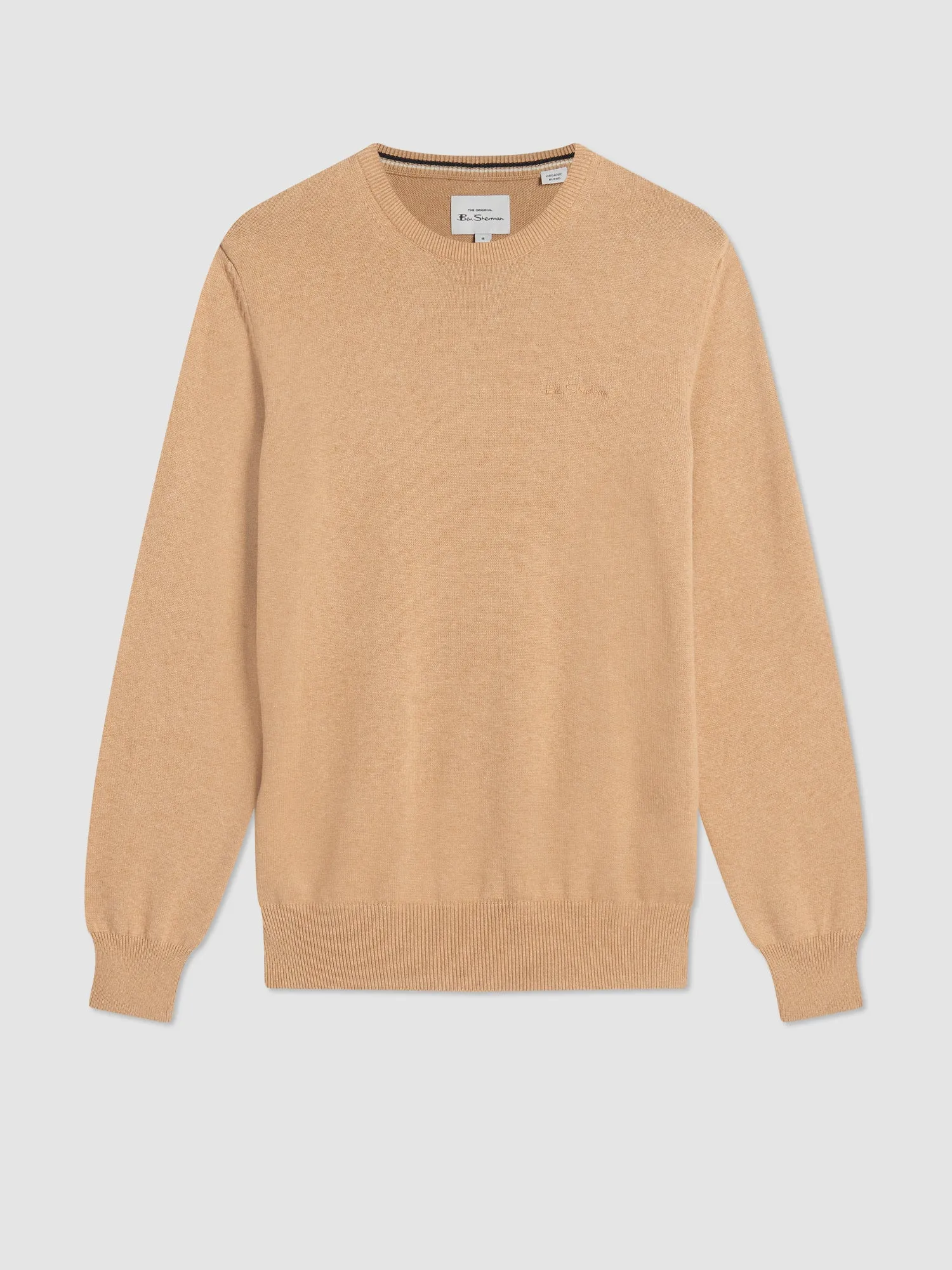 Signature Knitted Crew Neck - Stone