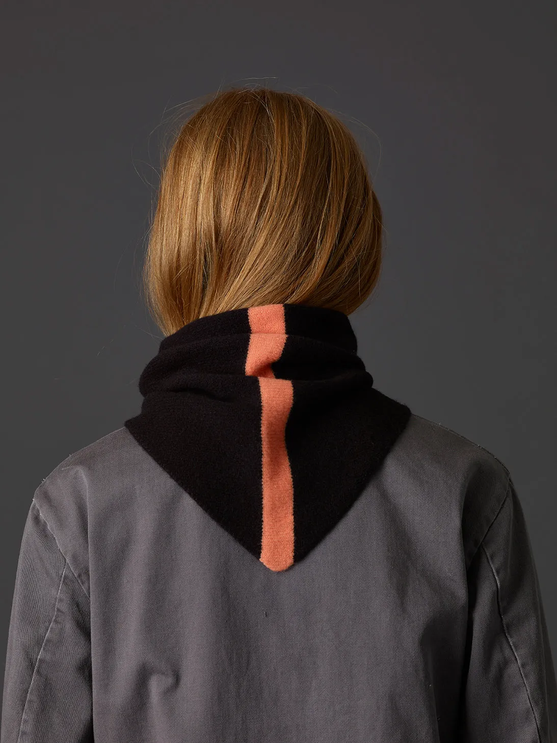 Single Stripe Triangle Neckerchief Military & Turmeric Sample Sale