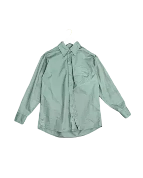 Size XS/S - Blanca Green Button-Down Cotton Shirt