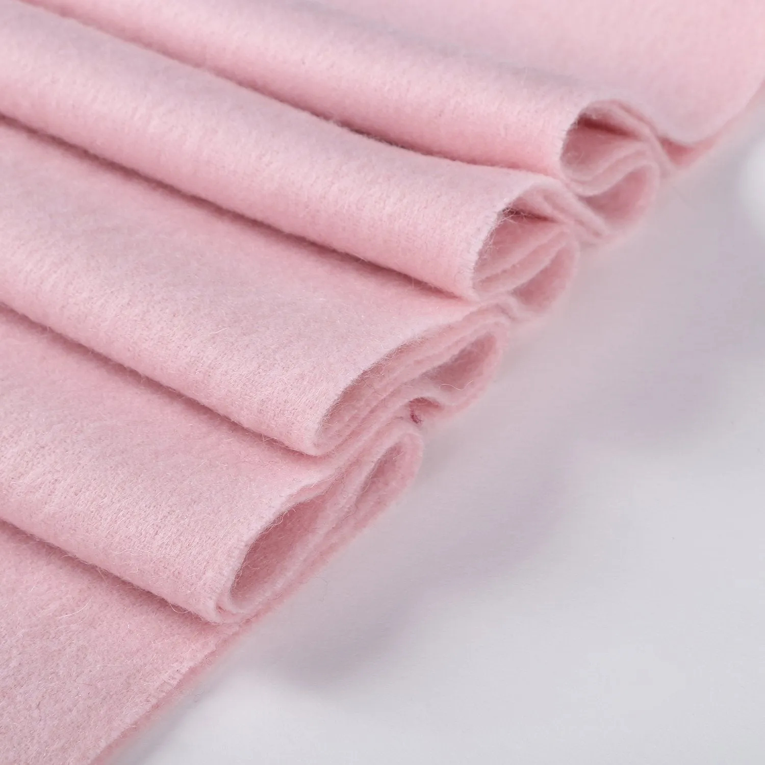 Solid Color Woolen Scarf Pink WO4009