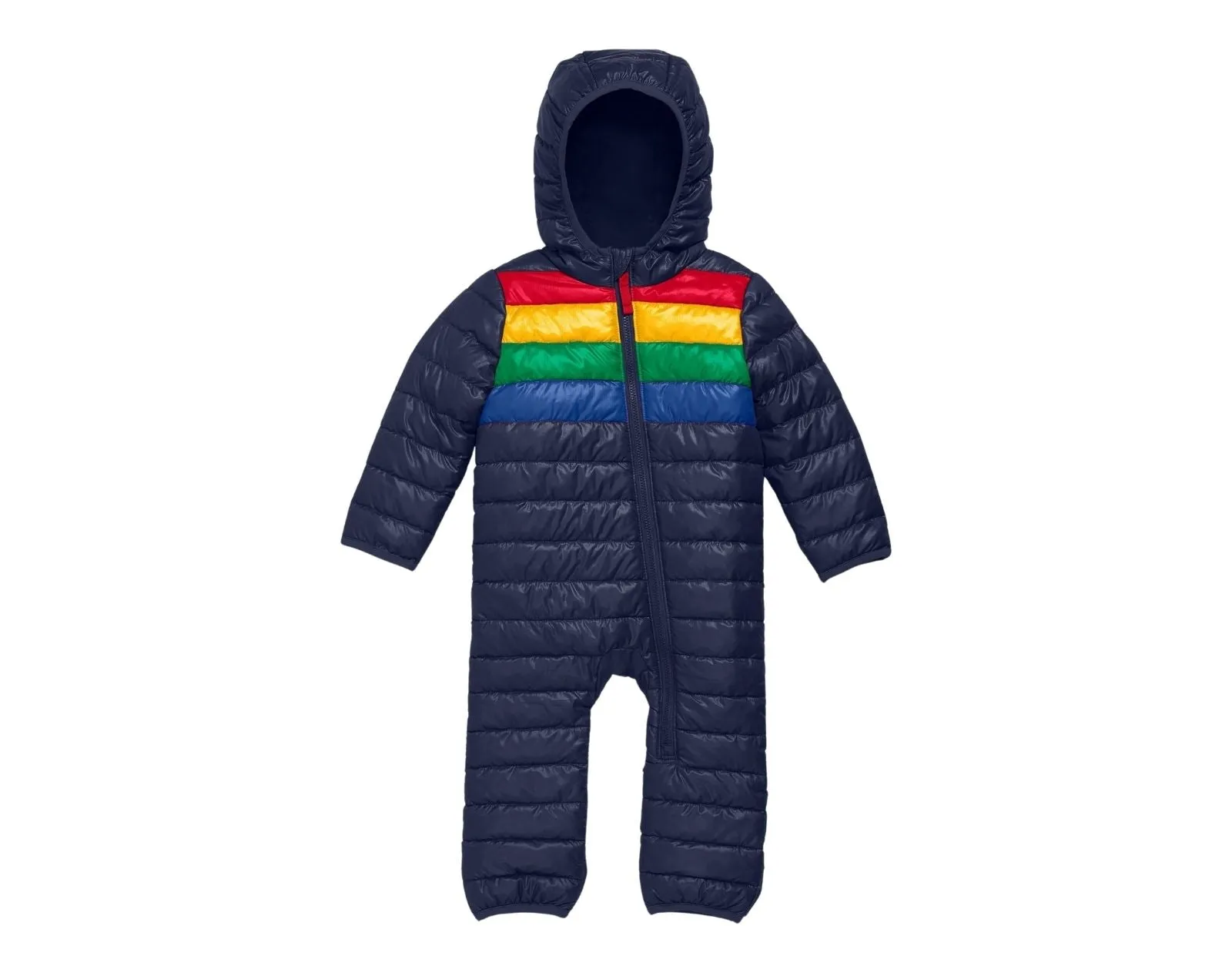 Striped Baby Lightweight Puffer Suit