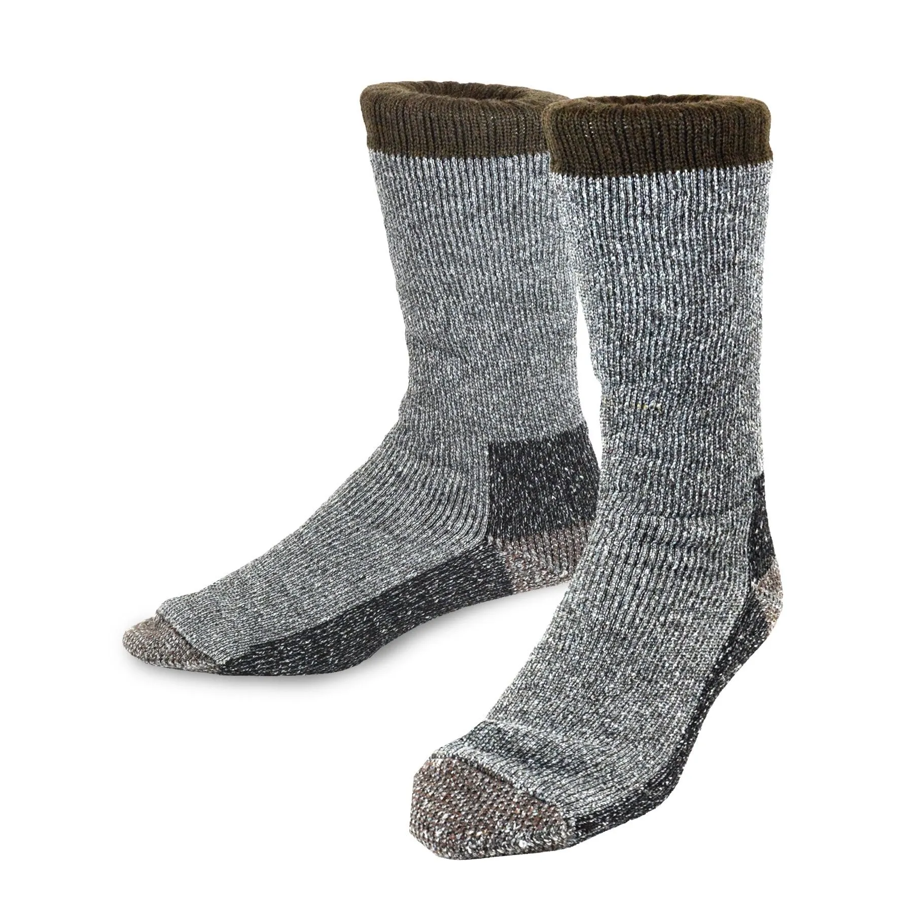 TeeHee Socks Men's Thermal Wool Crew 4-Pack (51078)