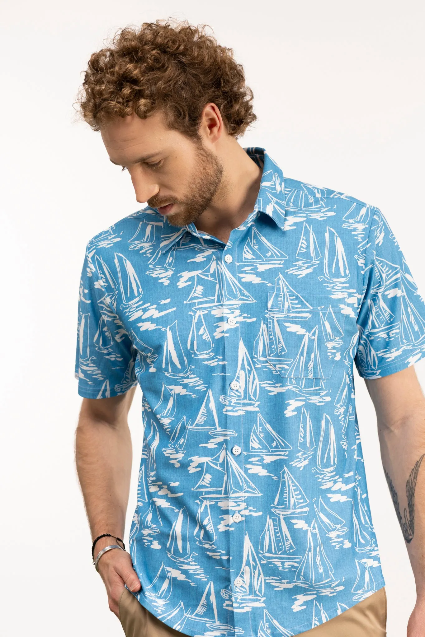 The Boatyard Button Down - Sea Regatta