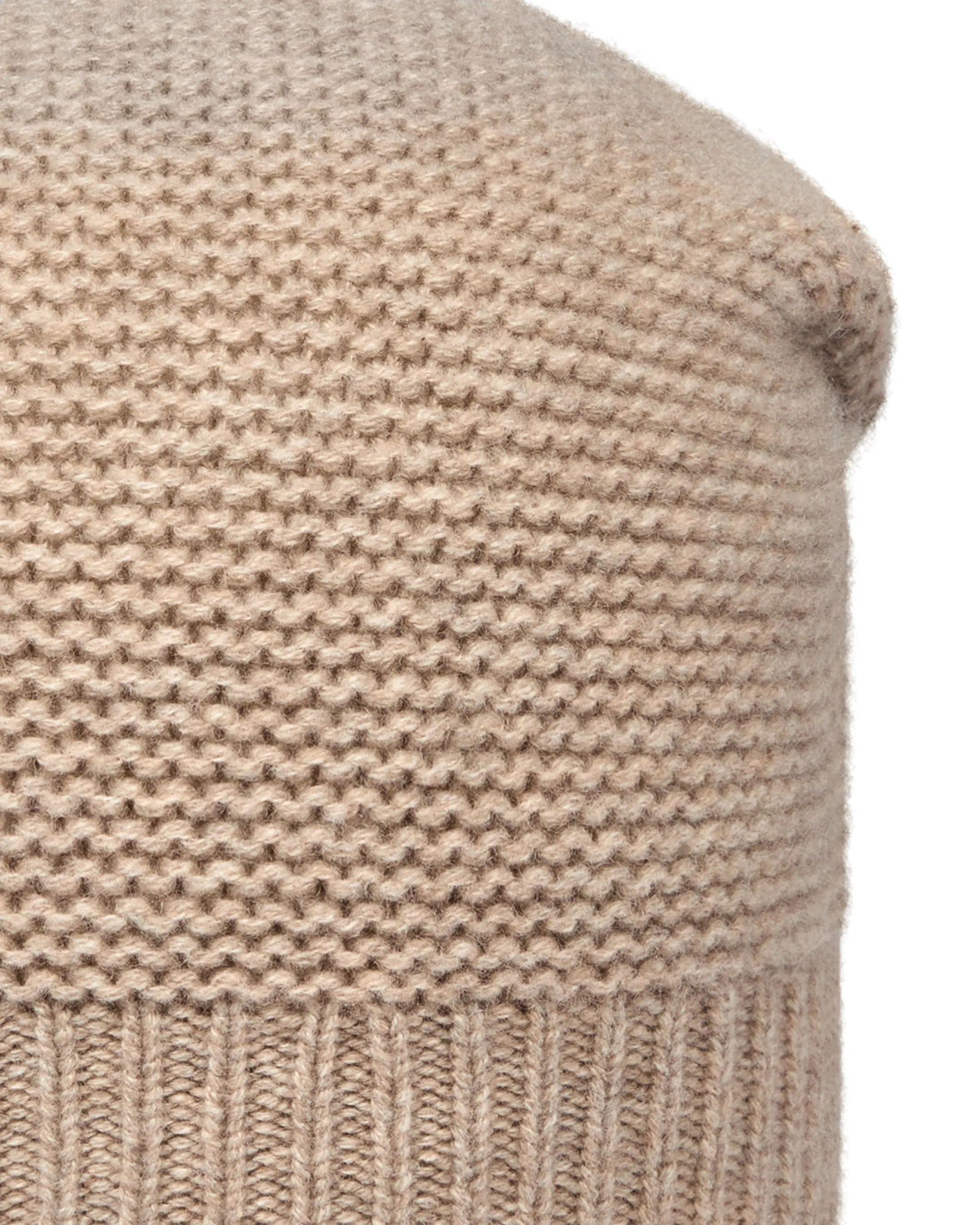 Unisex Beanie Cashmere Hat Oatmeal Brown