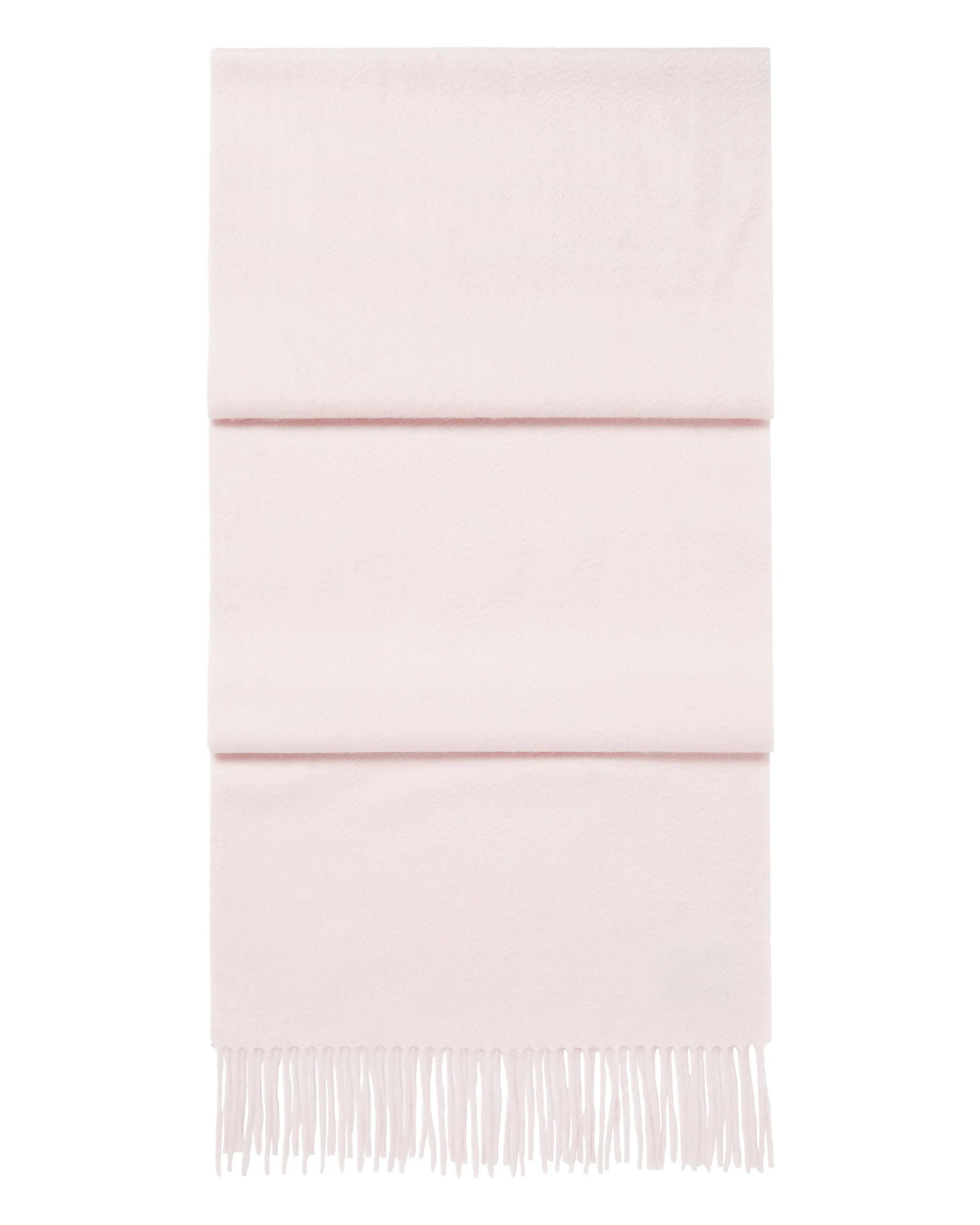 Unisex Large Woven Cashmere Scarf Quartz Pink