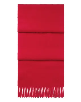 Unisex Woven Cashmere Scarf Riding Red