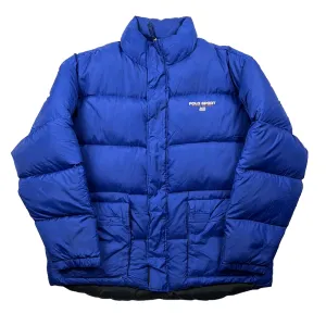 Vintage 90s Blue Ralph Lauren Polo Sport Puffer Coat/ Jacket - Extra Large