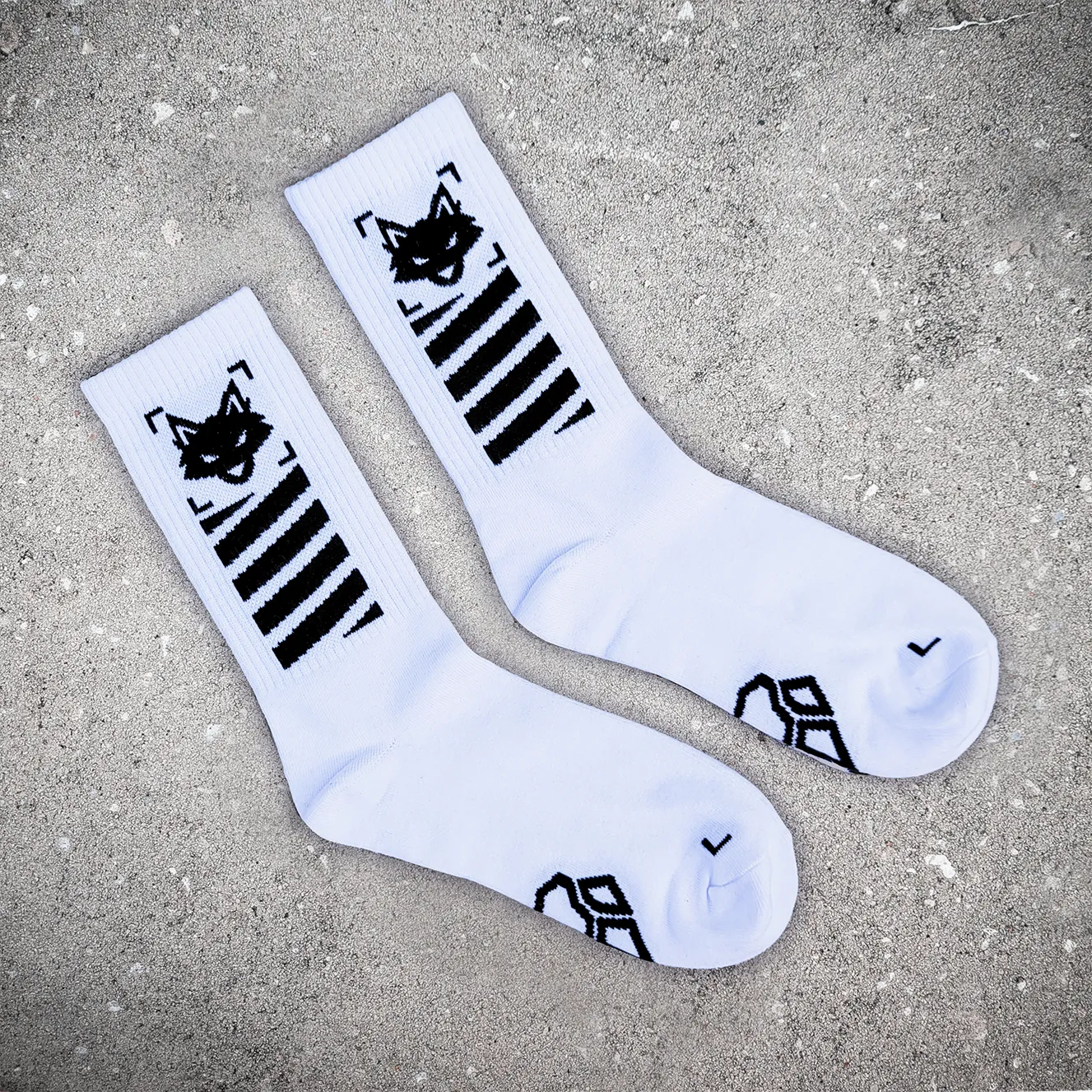 W-01F SOCKS WHITE