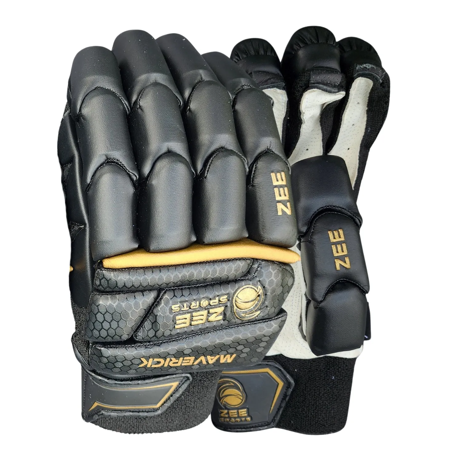 Zee Sports Batting Gloves Maverick Black